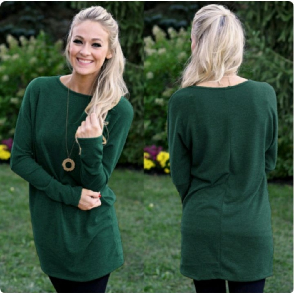Long Sleeve Red Tunic - Picture 7 of 7